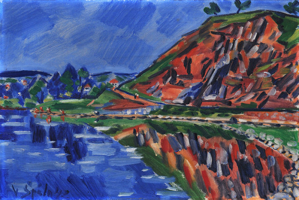 Václav Špála – Krajina u Čerčan 