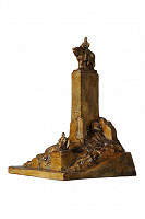 Quido Kocian – Jan Žižka - studie pomníku pro Hradec Králové 