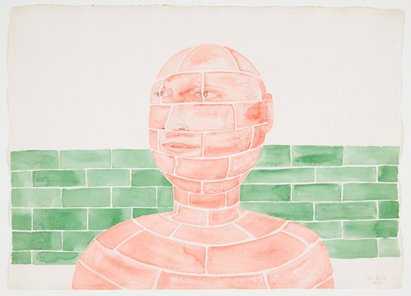 Jiří Sopko – Bez názvu (Muž-zeď) 