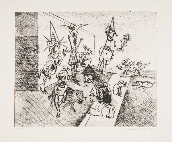 Jiří Načeradský – Při zdi (1. stav) 