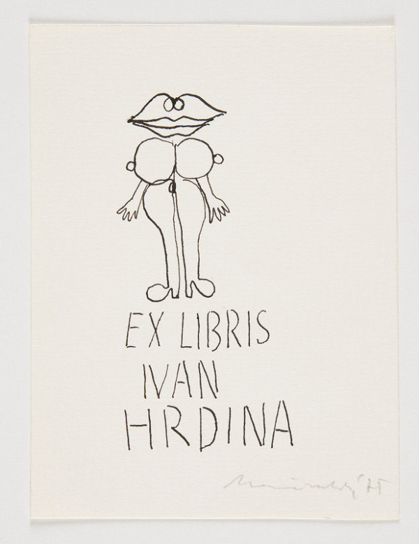 Jiří Načeradský – Ex libris Ivan Hrdina 