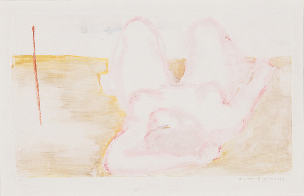 Vladimír Boudník – Ležící akt 