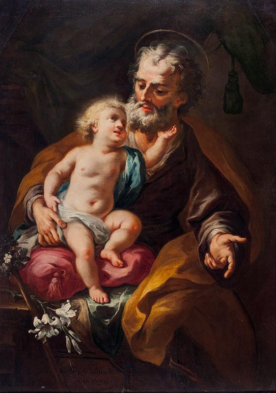 Martino Altomonte – Sv. Josef s Ježíškem