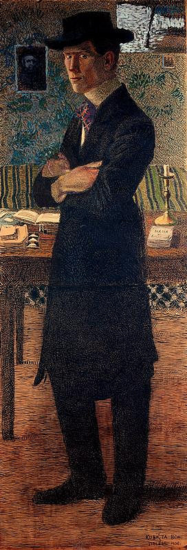 Bohumil Kubišta – Vlastní podobizna 