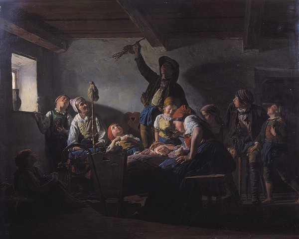 Ferdinand Georg Waldmüller – Květná neděle (Palmsonntag) 