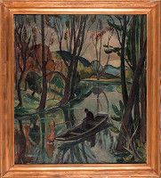 Oldřich Koníček – Rybář na řece 