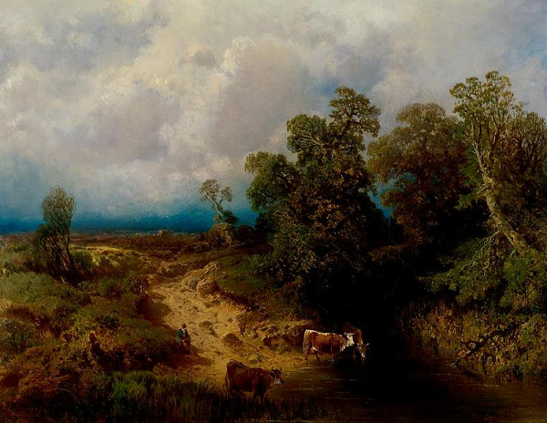 Charlotta Piepenhagenová – Krajina s kravami
