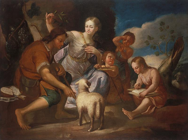 Antonín Martin Lublinský – Alegorie malířství 