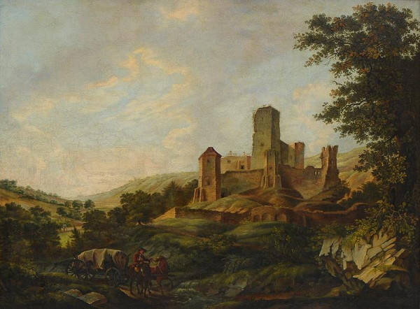 František (Franz) Richter – Krajina se zříceninou Landštejna 
