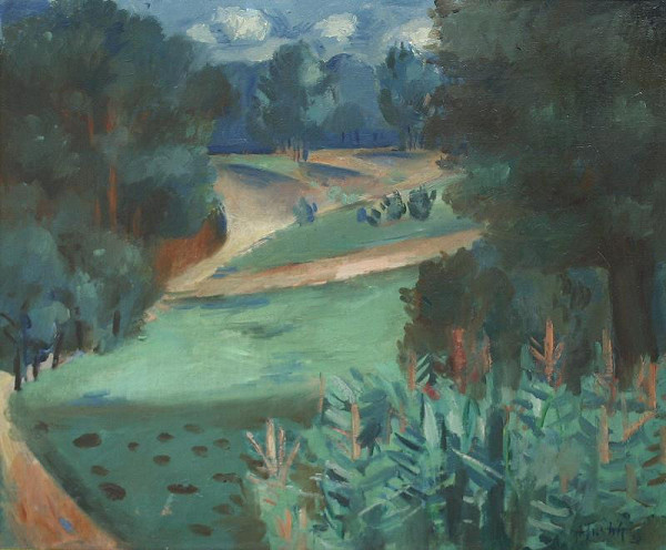 Alfred Justitz – Krajina u Starých Hamrů