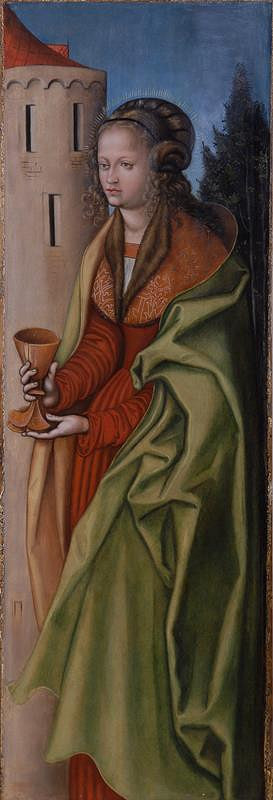 Lucas Cranach - dílna – Sv. Barbora