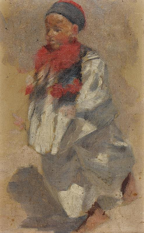 Joža Uprka – Šohaj(Studie šohaje k jízdě králů) 