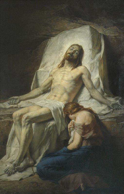 Eduard Kasparides – Magdaléna u Kristovy mrtvoly
