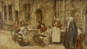 Hanuš (Hans) Schwaiger – Krajkářky 