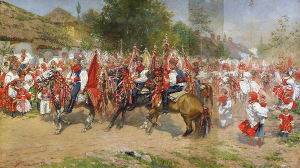 Joža Uprka – Jízda králů (Jízda králů ve Vlčnově) 