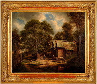 Bedřich Havránek (Fridrich Hawranek) – V lese (Partie ze vsi v Sudetech) 