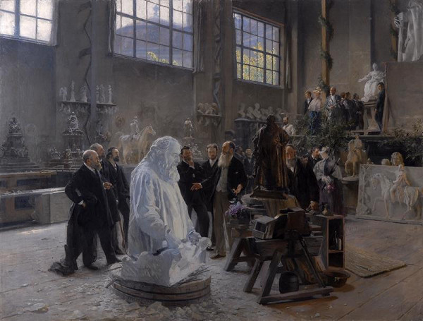 Hans Temple – V ateliéru u sochaře Kaspara Clemense Zumbusche 