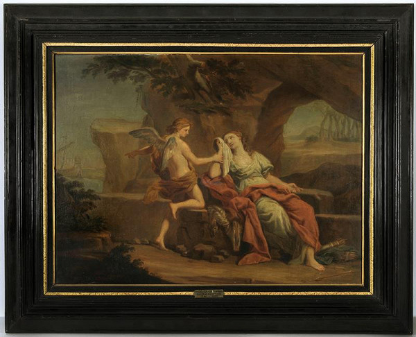 Angelica (Maria Anna) Kauffmannová – Kalypso a Kupido 