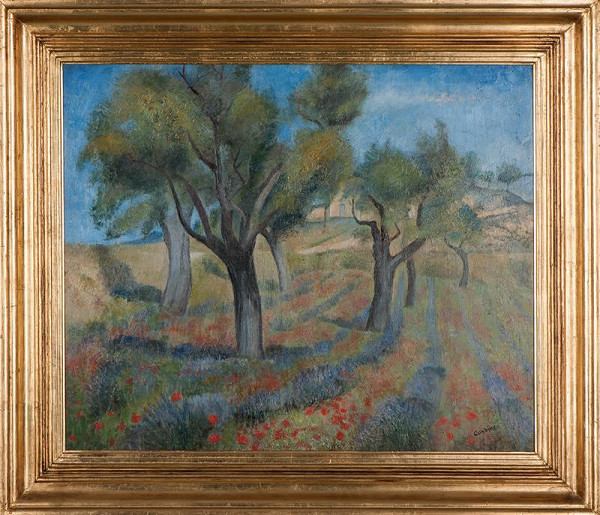 Otakar Kubín (Coubine) – Pole s kvetoucí levandulí 