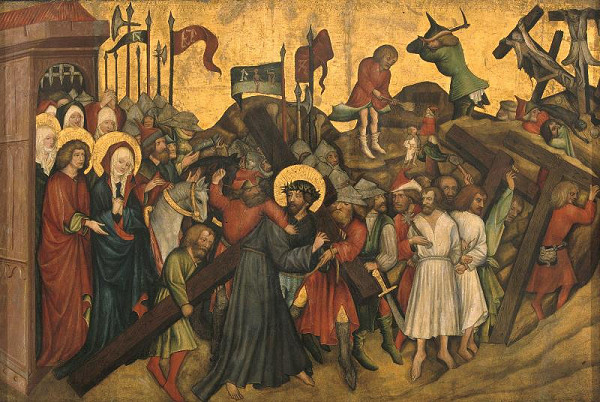 Mistr Rajhradského oltáře – Nesení kříže 