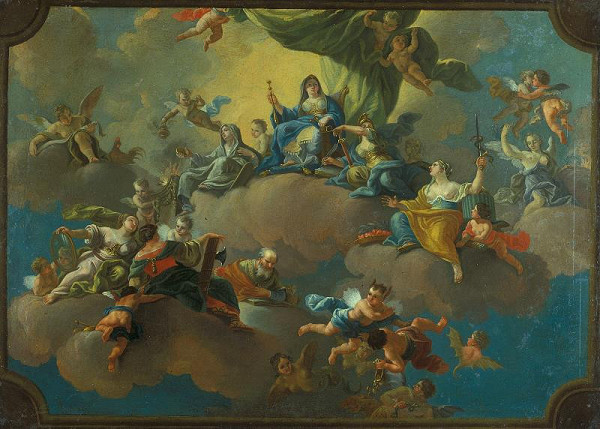 Daniel Gran - dílna – Apoteóza vlády Spravedlnosti 