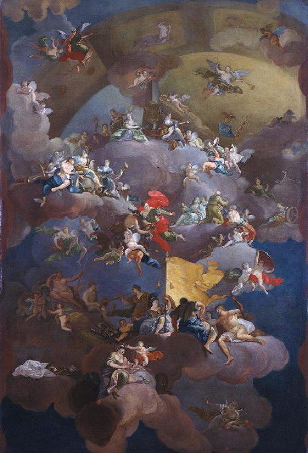 Daniel Gran - dílna – Alegorie šťastné vlády Moravy 