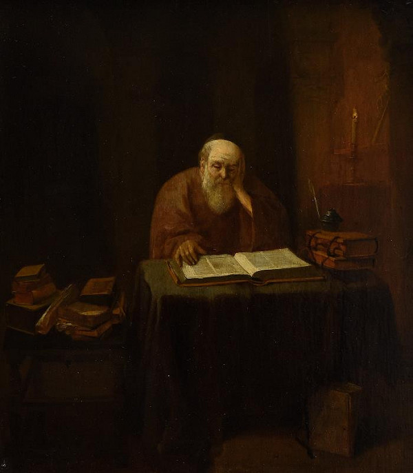 Abraham Diepraam – Učenec v pracovně