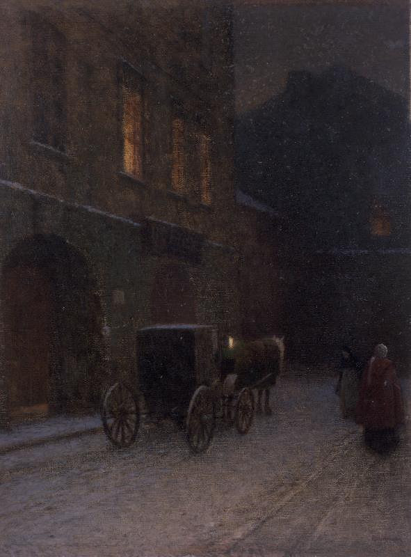 Jakub Schikaneder – Staropražské zákoutí 