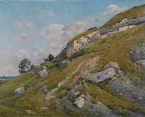 Antonín Chittussi – Krajina se skalami 