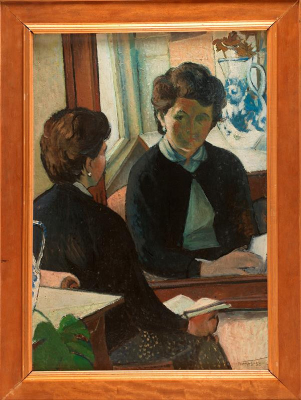 Bohumír Matal – Interiér s figurou 