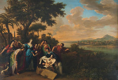 Adriaen van der Werff – Nalezení  Mojžíše 