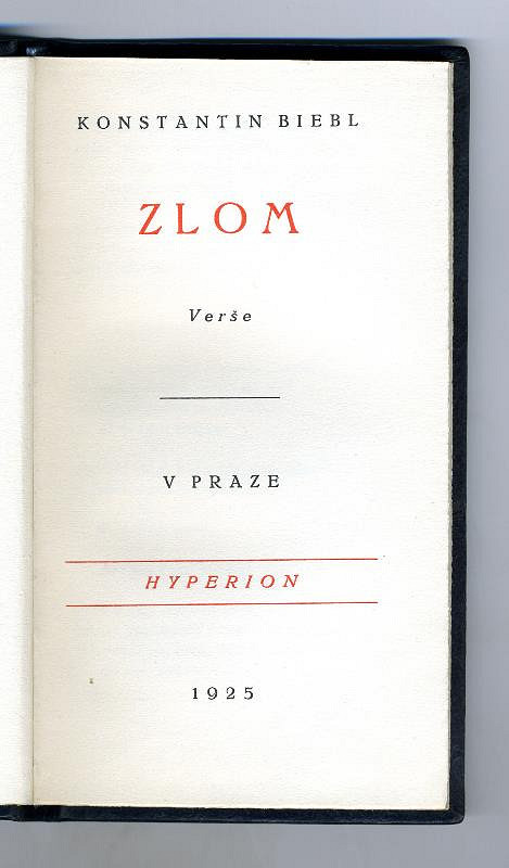 Hyperion (knihovna), Kryl a Scotti, Erna Janská, Konstantin Biebl, Antonín Tvrdý, Cyril Bouda – Zlom 