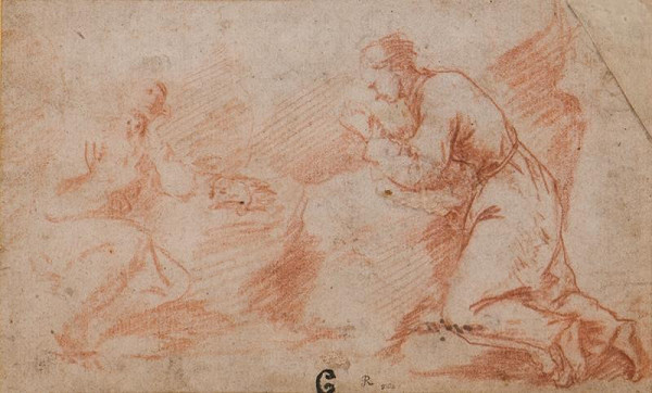 Jusepe (José) de Ribera – Dva eremité při meditaci