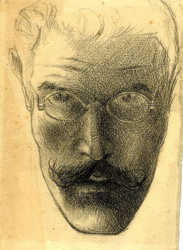 Karel Hlaváček – Autoportrét