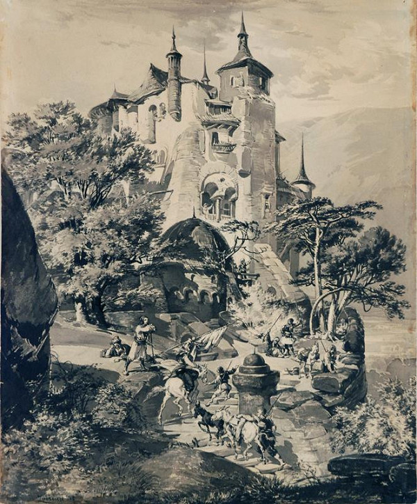 František Bohumír Zvěřina – Kalinormis, normanský hrad v Thesálii