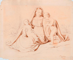 František Tkadlík (Kadlik) – Madona s dítětem a sv. Janem Křtitelem 