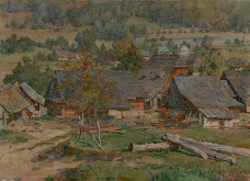 Bohumír Jaroněk – Valašská vesnice 