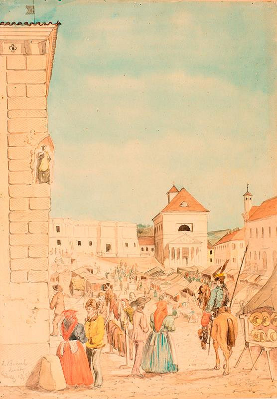 Ladislav Benesch – Trh ve Slavkově 