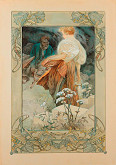 Alfons Mucha – Blahoslavení milosrdní 