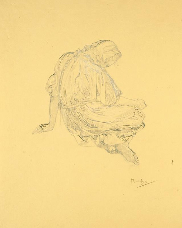 Alfons Mucha – Studie k blahoslaveným chudým duchem