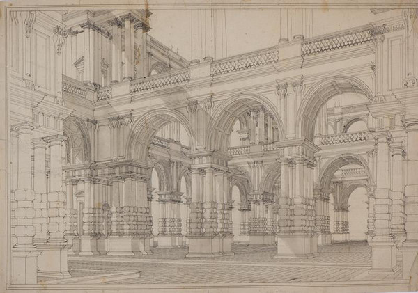 Giuseppe Galli Bibiena - podle – Studie architektury
