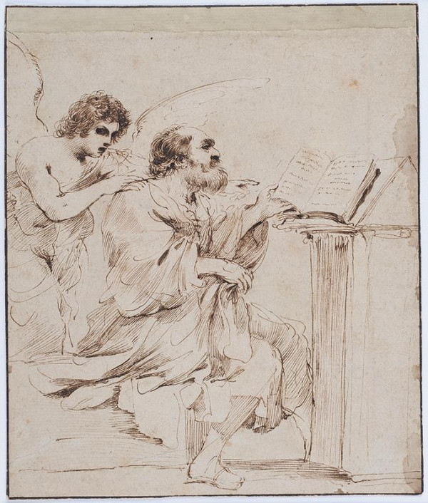Giovanni Francesco Barbieri zv. Guercino – Sv. Matouš Evangelista