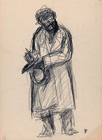 Karel Pokorný – Studie k pomníku - L. Janáček 