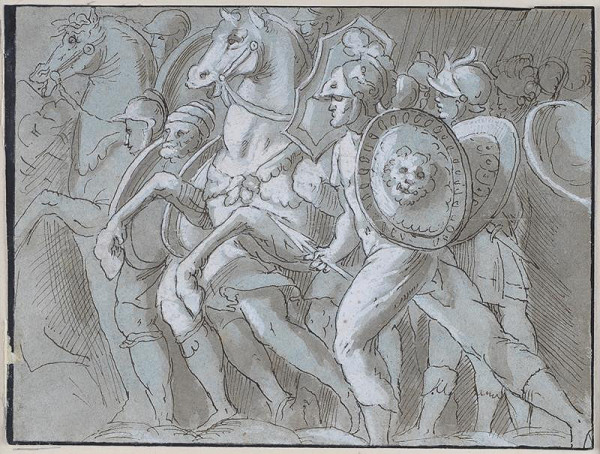 Polidoro da Caravaggio - podle – Římští vojáci