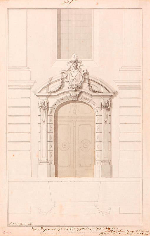 Ondřej (Andreas) Schweigl – Portál v kostele sv. Petra v Brně