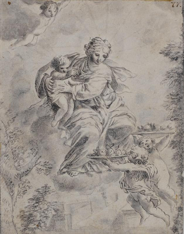 Carlo Maratti (Muratti) - podle – Panna Marie s dítětem 