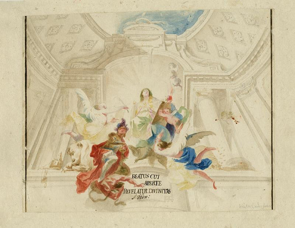 Josef Winterhalder II. (Winterhalter) – Personifikace Božské Prozřetelnosti (Divinitas) 