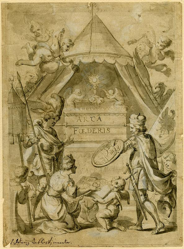 Antonín Martin Lublinský – Sv.Václav před archou úmluvy 