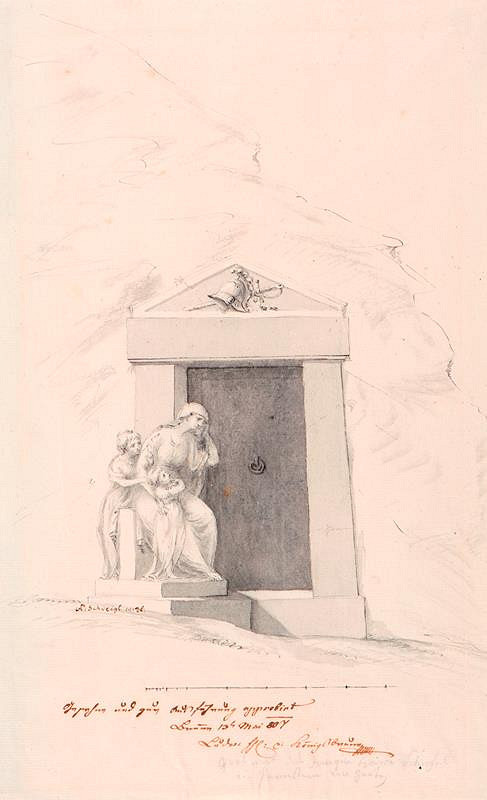 Ondřej (Andreas) Schweigl – Návrh na hrobku hraběte Schröfla na Pernštejně