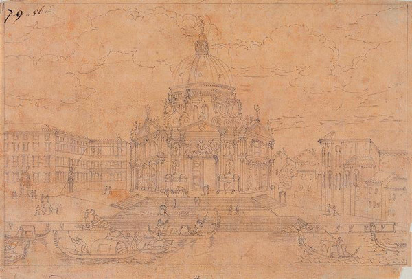 Giovanni Antonio Canal zv.Canaletto - následovník – Sta Maria della Salute 